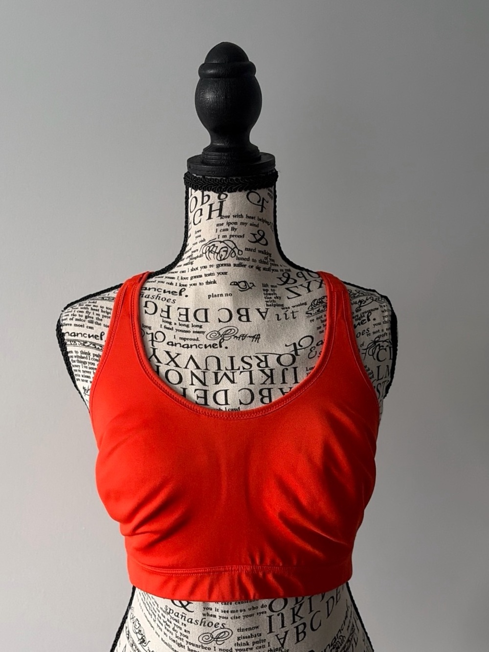 Women's Orange Sports Bra